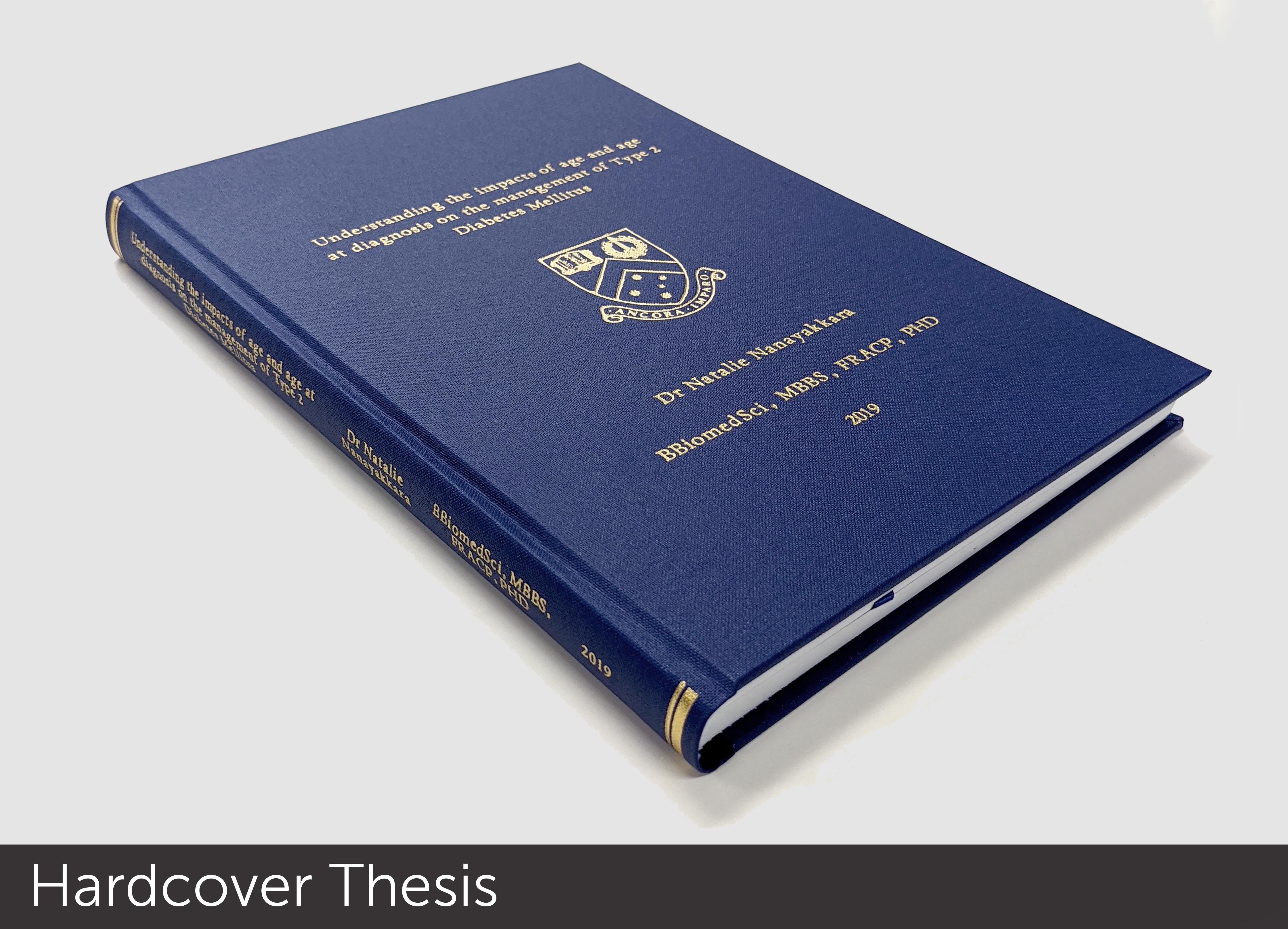 hard bound copy thesis